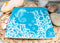 Ebros Nautical Seahorse By Corals Blue Salad Dessert Plate Set of 2 Square 8.5"