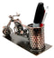 Ebros Gift Chopper Motorbike Hand Made Metal Stationery Organizer Holder Desktop Office Decor Gift