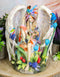 Ebros Sanctuary Sheila Wolk Angel Statue 8.5"Tall Angelic Beauty In Wildlife Nature Figurine
