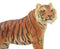 Sultan Orange Bengal Tiger On Rock Statue 7.25"Long Giant Cat Wild Animal Decor
