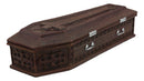 Vampire Dracula Coffin Jewelry Box Rest In Peace Casket Trinket Box Figurine 8"L