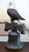 Ebros Independence Day American Patriotic Glory Bald Eagle Liberty Bell Statue