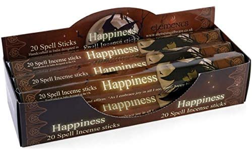 Lisa Parker Happiness Spell Fragranced Incense 20 Sticks Pack-Pack of 6