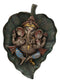 Ebros Lord Ganesha On Peepal Banyan Leaf Vastu Statue Supreme Hindu God Of Success