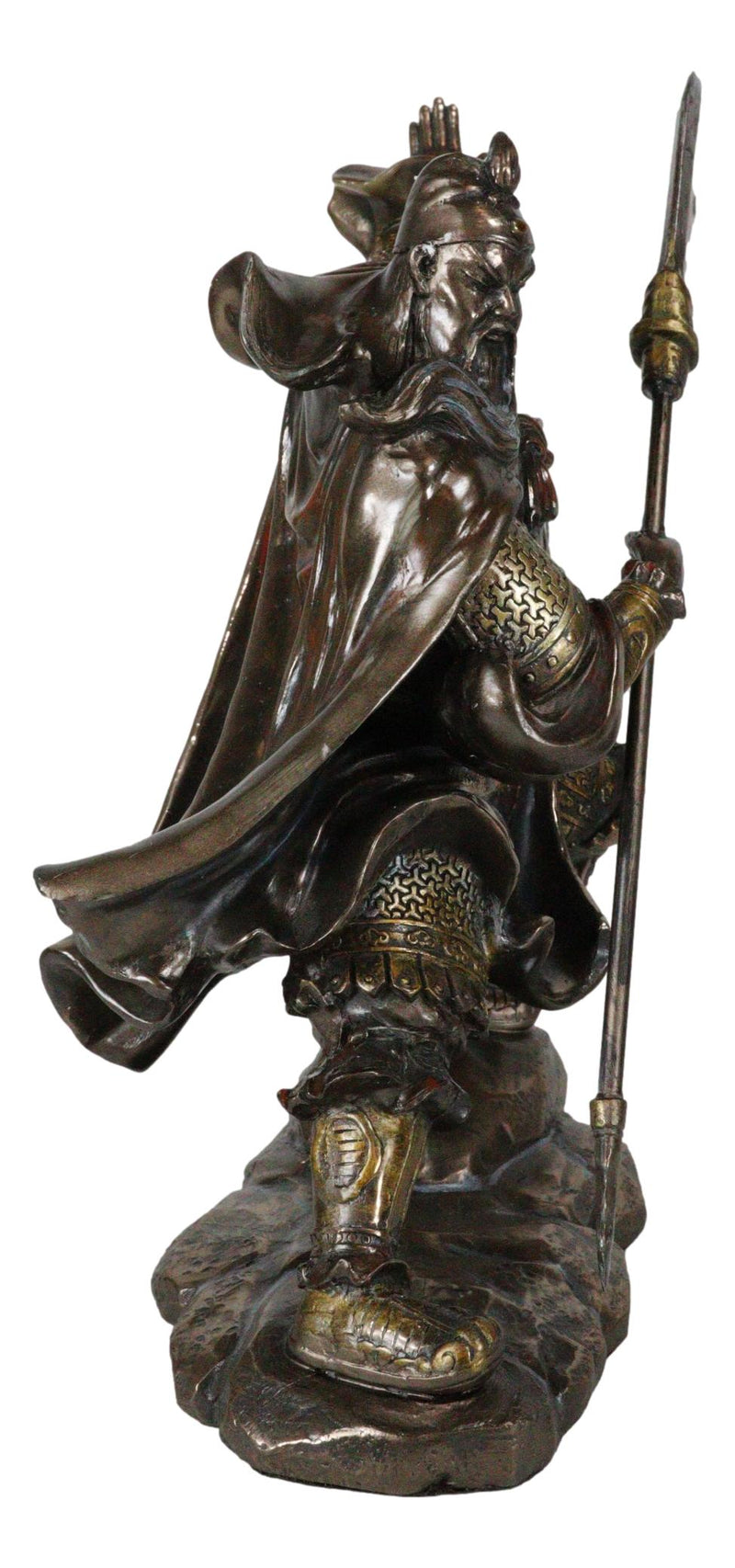 Ebros Chinese Historical General Guanyu Yunchang Shu Han Warlord Figurine Statue