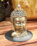 Ebros Shakyamuni Buddha Gautama Backflow Incense Cone Burner Holder Statue 3.5"H