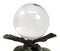Ebros Scrying Witch Crystal Glass Gazing Ball On Broomsticks and Potion Cauldron Figurine 8" H Witchcraft Wicca Wiccan Witches Decor Halloween Sculpture Decorative