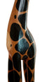 Balikraft Balinese Wood Handicraft Large Spotted Safari Giraffe Figurine 31.5"H
