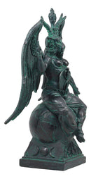15"H Baphomet Sabbatic Goat Idol Occultic Statue Figurine Maxine Miller