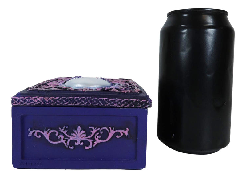 Wicca Fortune Telling Scrying Crystal Ball With Palms Tarot Cards Decorative Box