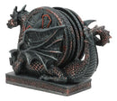 Ebros Voyage Of The Rune Celtic Dragon Coaster Set Figurine W/ 5 Round Coasters