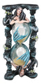 Ebros Large Sirens Of The Seas Necromancer Gothic Mermaid Sand Timer Pillar 9"H