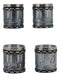 Ebros Western Novelty Revolver Pistol Gun Barrel Cylinder Shot Glass 2-Ounce Set of 4