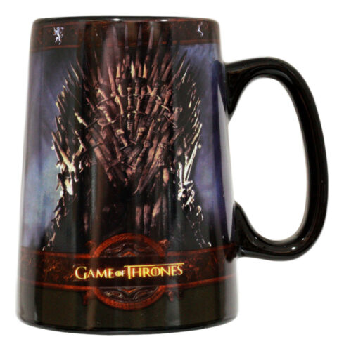 HBO Series Game Of Thrones Iron Throne Large Ceramic Mug 14oz Licensed Tankard