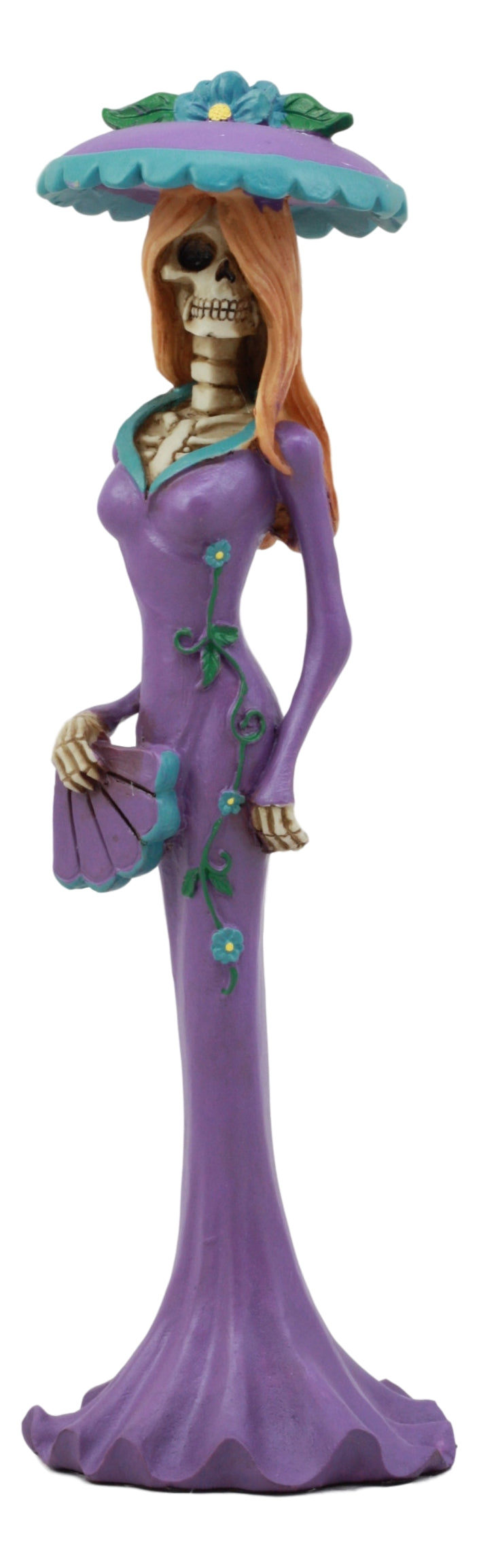 Ebros Steampunk Aristocrat Lady In Purple Skeleton Statue Day Of The Dead Baroness