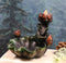 Ebros Zen Lotus Blossom Backflow Incense Cone Burner Tower Statue 4.25"Tall