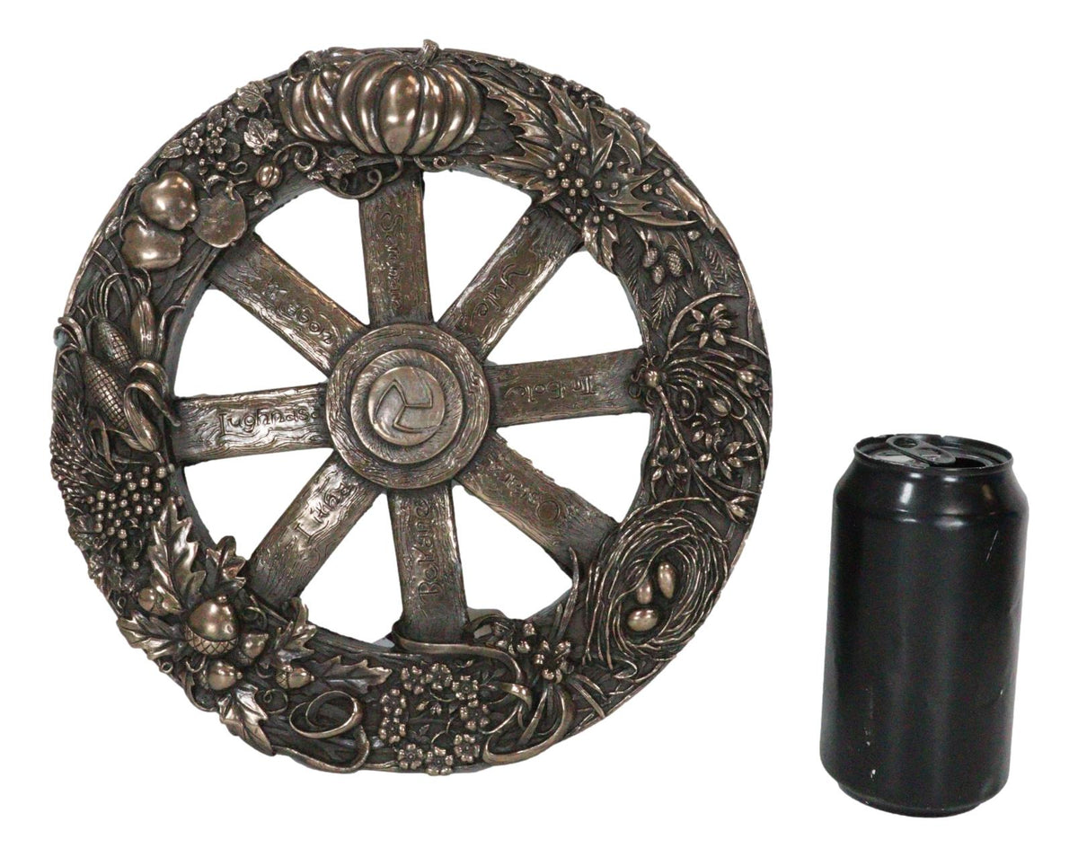 Wheel of The Year Wall Plaque Eight Pagan Festivals Sabbats By Maxine Miller