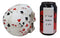 Ebros Gambling Poker Cards Casino Royale Skull Figurine Halloween Sugar Skulls Statue