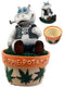 Ebros "Got Pot?" Hippie Hippopotamus Sitting On Weed Grass Pot Decorative Jewelry Box Figurine Trinket Stash Box