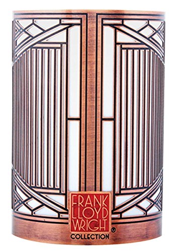 Ebros 3.25 Inch Frank Lloyd Wright Collection Evans House Votive Holder