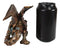 Ebros Roaring Steampunk Copper Skinned Robotic Cyborg Winged Dragon Figurine Statue