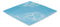 Ebros Nautical Jellyfish Art Blue Large Dinner Plate Set of 2 Square 10.75"