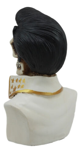 Ebros Aloha From Hawaii Mini Skeleton Skull King of Rock Collector Figurine