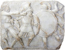 Ebros Greek Hoplites in Battle Wall Plaque Large 22" Long Resin Figurine Collectible