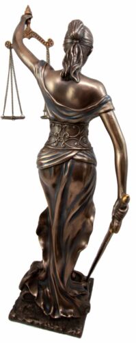 Ebros Large Greek Lady Goddess Of Justice La Justica Dike Bronzed Resin Figurine 18"H