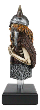 Ebros Viking Berserker Warrior Skeleton Novelty Beer Tap Handle Figurine With Base