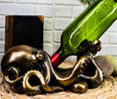 Ebros Sea Octopus Wine Bottle Holder Caddy The Call Of Cthulhu Kraken 10" Long