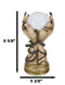 Psychic Fortune Teller Witch Hands With Snakes Rotating LED Glass Gazing Ball