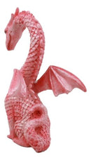 Valentine Cupid Love Pink Dragon Figurine 4.25"H Romantic Female Dragon Statue