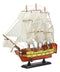 Ebros Nautical Royal Navy Her Majesty Wooden Sailboat Model 14" Tall Classical Frigate Warship Prototype