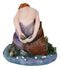 Ebros Sheila Wolk Masterpiece Quietude Mermaid Statue 4.25" Tall Mythical Fantasy Mermaid Praying by A Lagoon Nautical Decor Figurine
