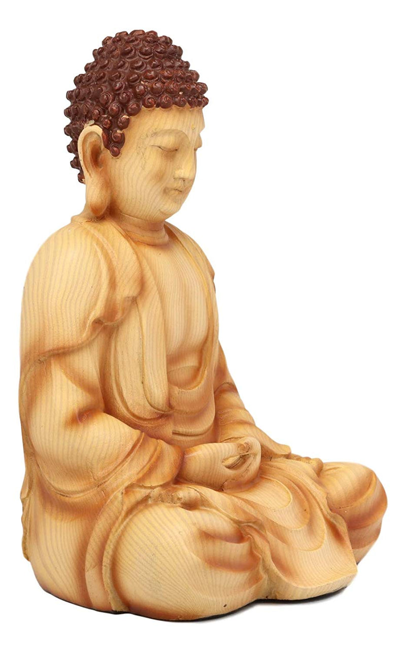 Ebros Eastern Meditating Buddha Gautama Amitabha in Dhyana Mudra Pose Statue