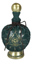 Occult Wicca Spiritual Pyramid All Seeing Eye of Providence Faux Bottle Decor