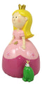 Pretty Fairy Princess With Frog Prince Children Boys Girls Money Coin Piggy Bank