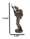 Large Modern Warfare Infantry Statue 14"H Military Rifle Unit Soldier Figurine