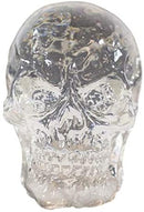 Ebros Dozen Mini Translucent Clear Skull Gothic Halloween Decor 12pc 1 inch Tall