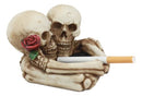 Love Never Dies Skeleton Ashtray Resin Figurine 4.5"L Day Of The Dead Figurine