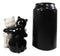 Ebros Colorful Ceramic Black White Cats Couple Hugging Dancing Salt Pepper Shakers Set