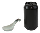 Pack Of 10 Artistic Designer Blue Black Ombre Ceramic Ladle Hook Soup Spoons