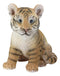 Ebros 9.25"H Realistic Bengal Orange Tiger Cub Statue With Glass Eyes Jungle Tigers