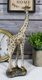 Ebros Large Mosaic Giraffe Statue 11" Tall Safari Savannah Standing Reticulated Giraffe Long Neck Animal Figurine Decor