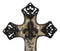 Rustic Southwestern Tuscany French Fleur De Lis God Bless Our Home Wall Cross