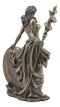 All Mother Goddess Frigga Holding Spear And Shield Statue Norse Asgard Wife Odin