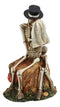 Ebros Love Never Dies Wedding Skeleton Couple Kissing In The Garden Statue 6"H