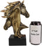 Ebros Gift 9" Tall Western Horse and Foal Head Bust Figurine with Black Pedestal