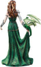 Ebros Seductive Elphaba Dragon Witch Doctor Warrior Statue 10"H By Nene Thomas